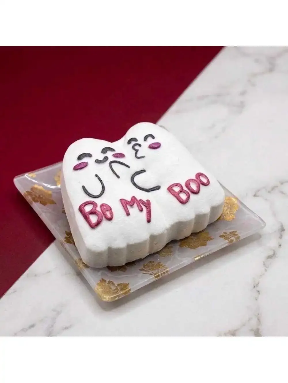 Be My Boo bath bomb, Valentine’s Day bath bomb, Valloween